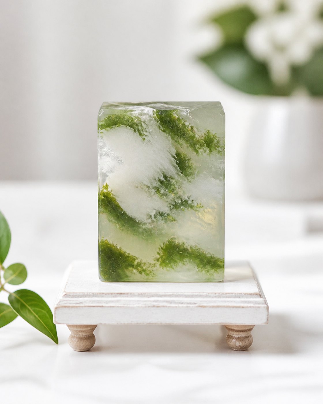 Agate Moss Gemstone Soap