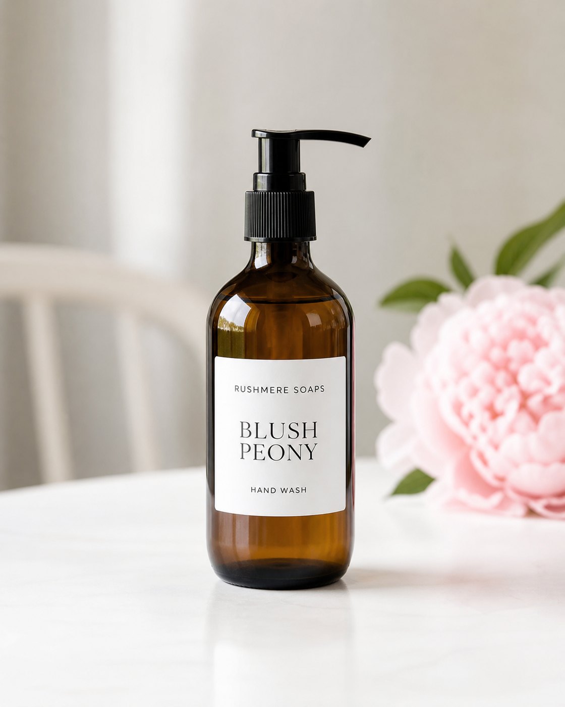 Peony Blush Suede Hand Wash 1