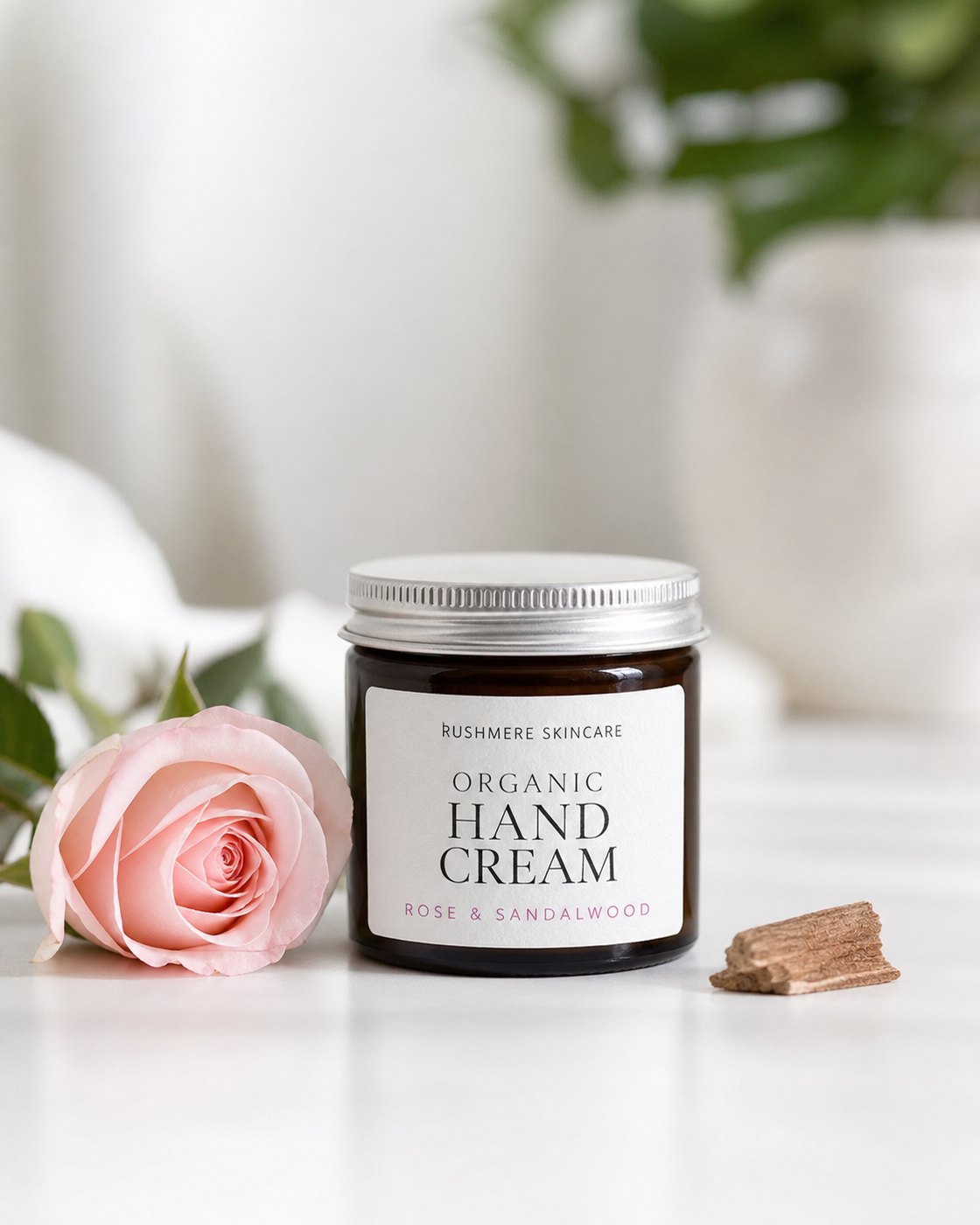 Rose Sandalwood Hand Cream Organic Pre Order